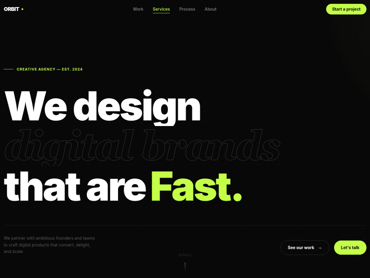Orbit Agency Template preview 5